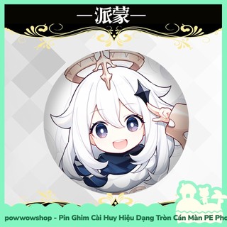 [Sẵn VN - Hỏa Tốc] Huy Hiệu Pin Ghim Dạng Tròn 58mm Cài Áo / Túi / Balo Màn PE Phong Cách Nhân Vật Game Genshin Impact