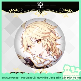 [Sẵn VN - Hỏa Tốc] Huy Hiệu Pin Ghim Dạng Tròn 58mm Cài Áo / Túi / Balo Màn PE Phong Cách Nhân Vật Game Genshin Impact