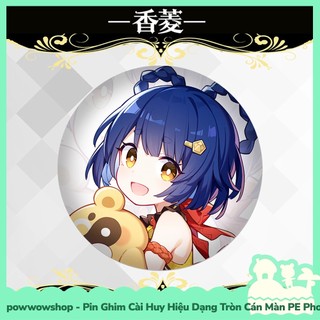 [Sẵn VN - Hỏa Tốc] Huy Hiệu Pin Ghim Dạng Tròn 58mm Cài Áo / Túi / Balo Màn PE Phong Cách Nhân Vật Game Genshin Impact