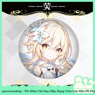 [Sẵn VN - Hỏa Tốc] Huy Hiệu Pin Ghim Dạng Tròn 58mm Cài Áo / Túi / Balo Màn PE Phong Cách Nhân Vật Game Genshin Impact