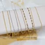 Dây chuyền trơn bằng titan cao cấp không gỉ mạ vàng 24k nhiều kiểu mẫu thời trang thanh lịch