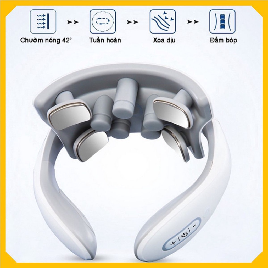 HÀNG HOT] Máy massage cổ vai gáy JT-88 công nghệ xung điện kết hợp massage vật lý 9 đầu matxa chườm nóng ❤️❤️ | Shopee Việt Nam