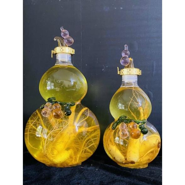 Bình đựng rượu thủy tinh hình hồ lô phong thủy | Shopee Việt Nam