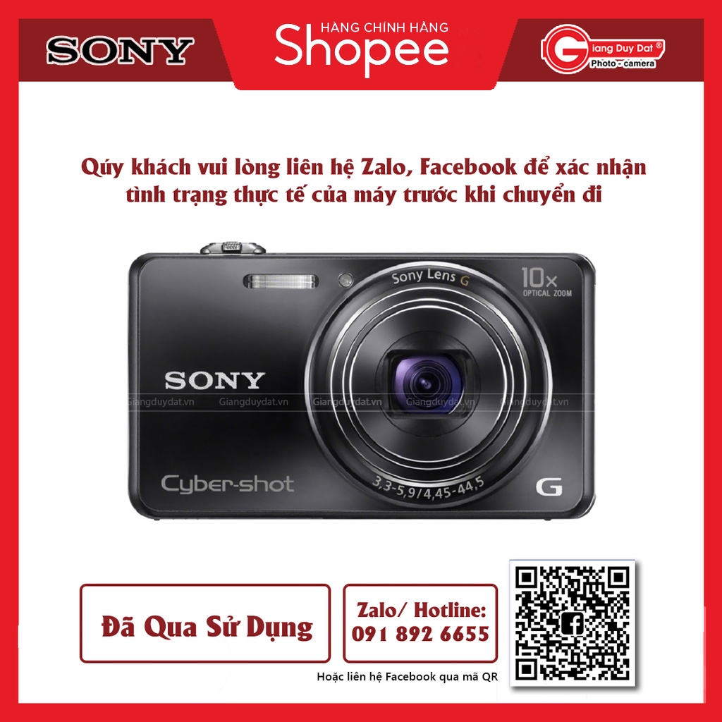 Máy Ảnh Compact Du Lịch Sony DSC-WX220 | Shopee Việt Nam