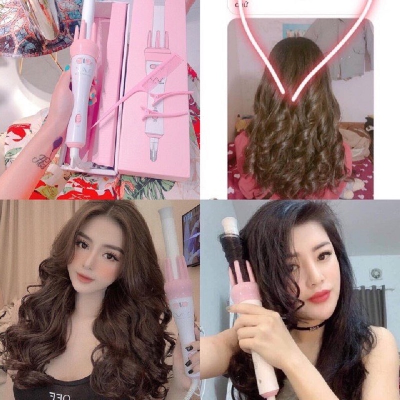 Máy uốn tóc Vivid Vogue 360 tạo kiểu tóc hiện đại và tiện lợi, Máy làm xoăn tóc tự động tự tin xuất hiện mọi lúc mọi nơi