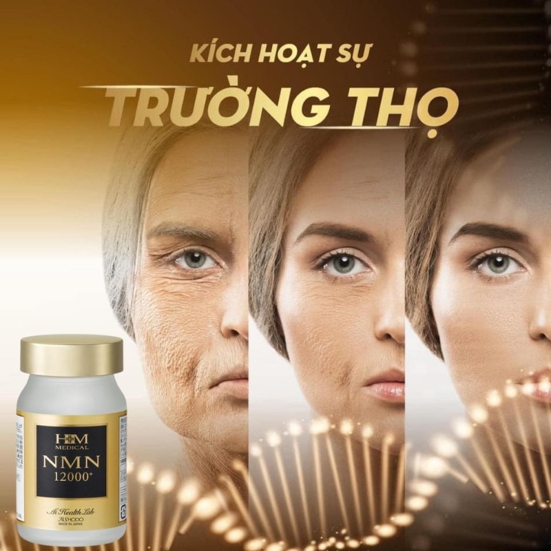 Viên uống hỗ trợ sức khỏe và sắc đẹp Aishodo NMN 12000 Hàng chính hãng - PHUONGANHOUSE