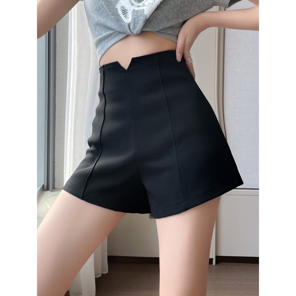 Quần Short Cạp Cao Chữ V Bao Chất Đẹp Mát Mẻ Thoải Mái m066