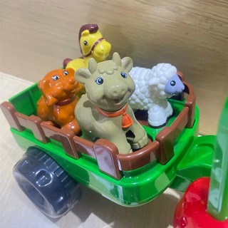 Đồ Chơi Xe Nông Trại Điện Tử Có Đèn Và Nhạc Cho Bé 2 Tuổi
