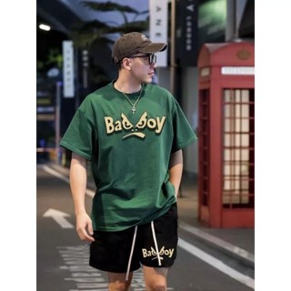 Bộ Phông Ngắn Tay Hè BADBOY Màu Xanh Cá Tính, Chất Liệu Cotton Khô Mềm Mịn Thấm Hút Mồ Hôi Cực Tốt