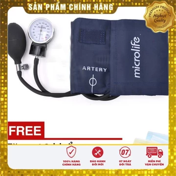 Máy đo huyết áp cơ Microlife AG120 + Tặng 10 khẩu trang màu sắc ngẫu nhiên