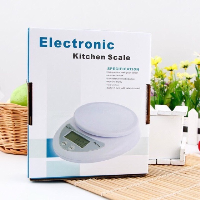 Cân Tiểu Ly Định Lượng 1g - 5Kg, Cân Điện Tử Mini Độ Chính Xác Cao Giúp Định Lượng Chính Xác Cho Bữa Ăn Của Bạn
