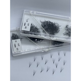Mi fan 7D MD LASHES độ cong C - CC - D, độ dày 0.07 - 1 hộp 1000 fan - dụng cụ nối mi