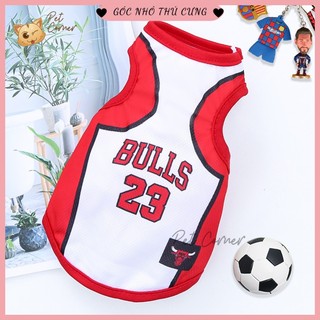 [2XL-6XL] Áo ba lỗ thể thao bóng đá cho thú cưng vải lưới thoáng khí, áo cho chó mèo mùa hè