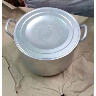 Nồi Quân Dụng Nhôm 30-120L Có Nắp, Nồi Nấu Phở, Cháo, Nồi Công Nghiệp Siêu Bền