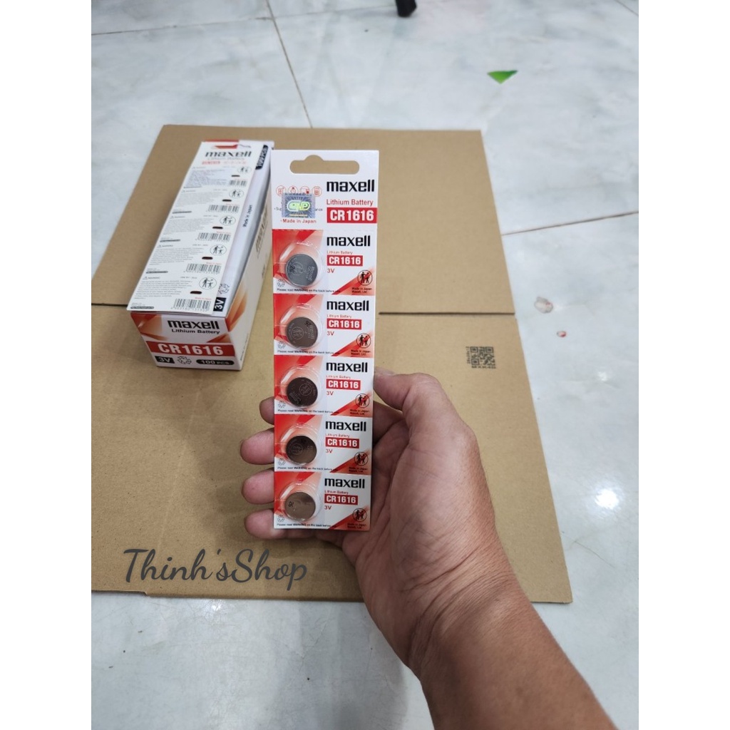 Pin Maxell Lithium CR1616 / CR 1616 (3volt) - Chính hãng Sản Xuất Nhật ...