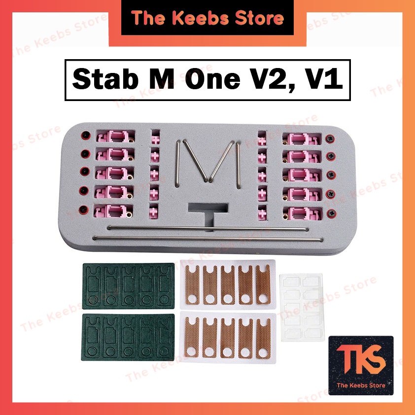 Stab M-One PCB Mount | Thanh Cân Bằng Cho Bàn Phím Cơ | TKS | Shopee ...