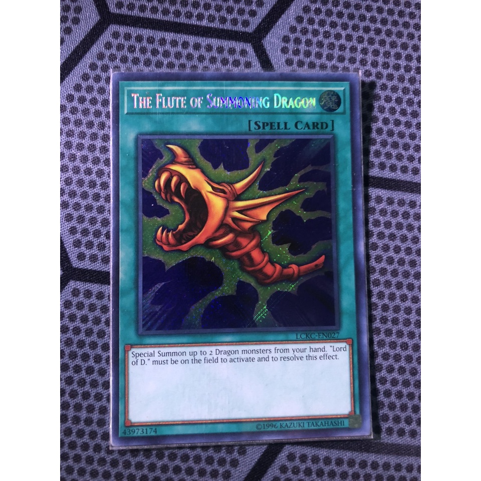 The Flute of Summoning Dragon LCKCEN027 Secret Rare Unlimited