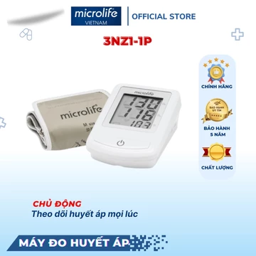 Máy Đo Huyết Áp Bắp Tay MICROLIFE BP 3NZ1-1P Bảo Hành 5 Năm Chính Hãng