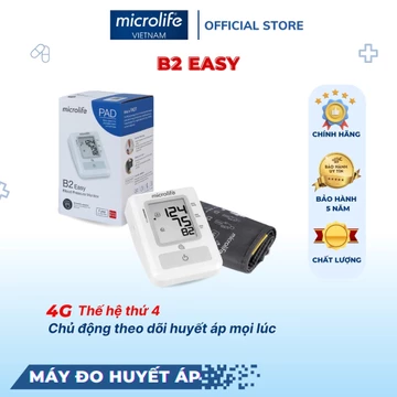 Máy Đo Huyết Áp MICROLIFE BP B2 Easy Thế Hệ Mới Cho Độ Chính Xác Cao Bảo Hành 5 Năm Chính Hãng