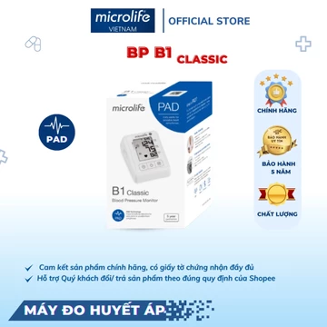 Máy Đo Huyết Áp Microlife BP B1 CLASSIC Cho Độ Chính Xác Cao Dễ Sử Dụng Bảo Hành 5 Năm Chính Hãng