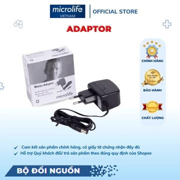 Bộ Đổi Nguồn Adaptor MICROLIFE Dùng Cho Máy Đo Huyết Áp Bắp Tay Chính Hãng
