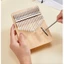 ĐÀN KALIMBA GIÁ RẺ 17 PHÍM NÂU NHẠT- CHO BẠN MỚI TẬP CHƠI-QUÀ TẶNG CHO BÉ