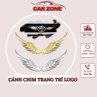 Logo Cánh Chim Kim Loại 3D Dán Nắp Capo Ô Tô