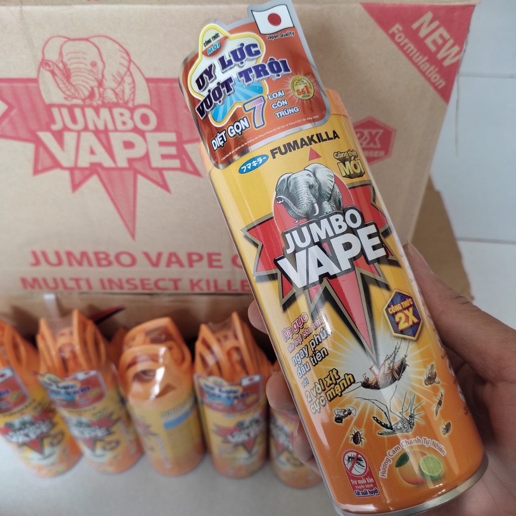 Thuốc xịt muỗi jumbo nhật bản, chai xịt kiến, bình thuốc xịt gián ...