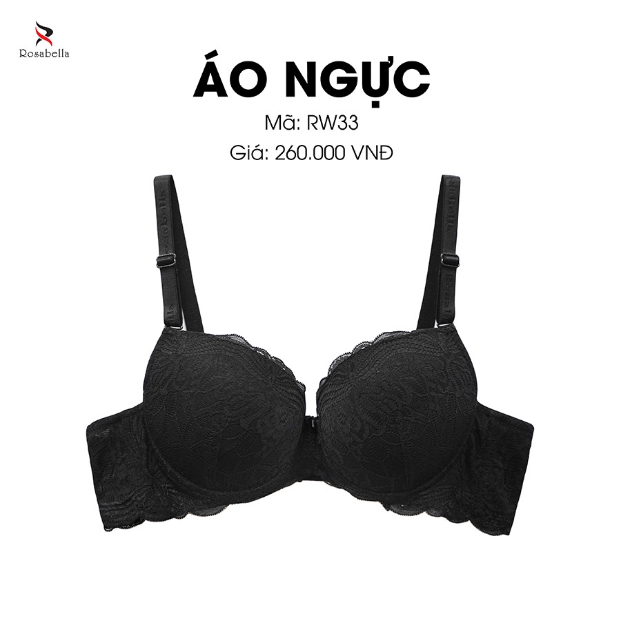 Ảnh Áo Ngực Có Gọng ROSABELLA Chất Liệu Cao Cấp Lớp Mút Dày Cúp Ôm Sát Giúp Nâng Đẩy Vòng 1 Tối Đa RW33 4