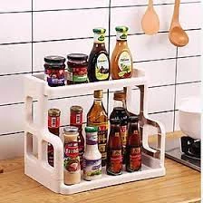 Kệ đựng gia vị, kệ gia vị nhà bếp, kệ để gia vị 2 tầng chữ H
