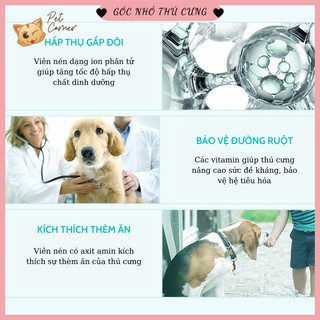 [600 viên] Canxi cho chó mèo Borammy bổ sung vitamin, canxi bảo vệ xương và hỗ trợ tiêu hóa