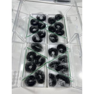 Mi fan LINE 16D độ cong C - CC - D, độ dày 0.5 - 1 hộp 1000 fan - dụng cụ nối mi