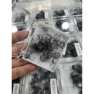Mi fan LINE 14D MD LASHES độ cong C - CC - D, độ dày 0.5 - 1 hộp 1000 fan - dụng cụ nối mi