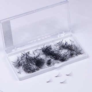Mi fan 9D MD LASHES độ cong C - CC - D, độ dày 0.7 - 1 hộp 1000 fan - dụng cụ nối mi
