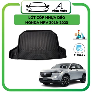 Lót cốp nhựa ô tô Honda HRV 2018-2023,Nhựa TPO dẻo không mùi, vệ sinh dễ dàng