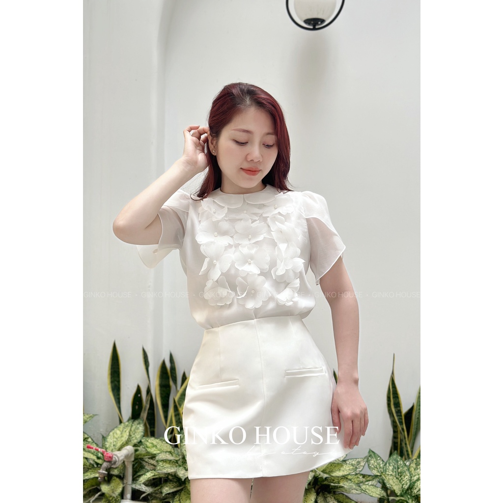 GINKO CLOTHING_Chân váy chữ A tôn dáng, dễ phối đồ nhiều phong cách gồm 4 màu may 3 lớp dày dặn_SET2304