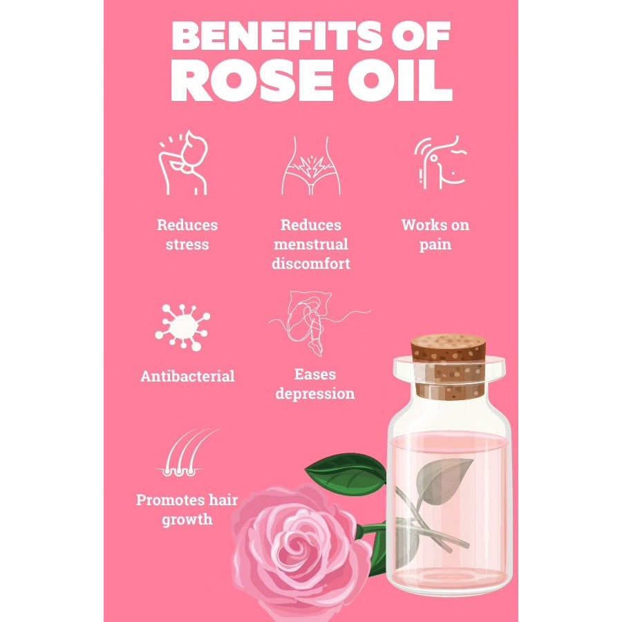 Dầu dưỡng Botanical Rose Oil Nhật Bản dầu dưỡng cho tóc & body tinh dầu hoa hồng 60ml Japan