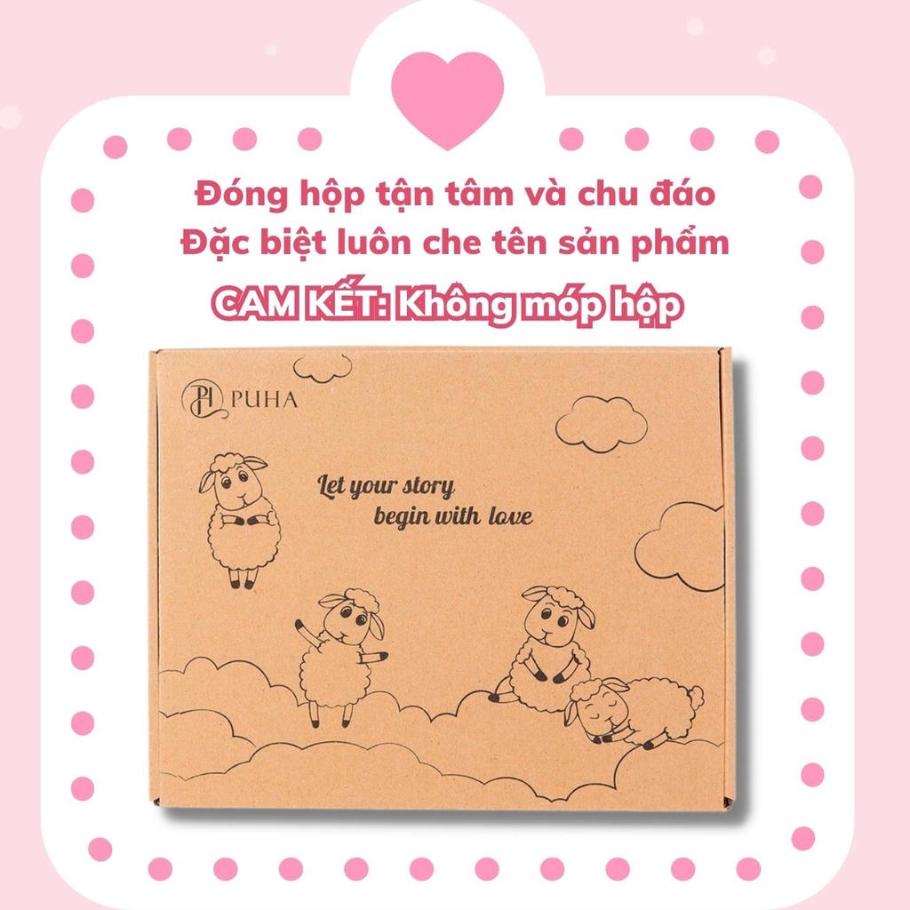 Ảnh Túi chườm nóng lạnh PH PUHA 1000ml giữ nhiệt 3h, hoạ tiết in nổi, hỗ trợ giảm đau bụng kinh cho nữ 4