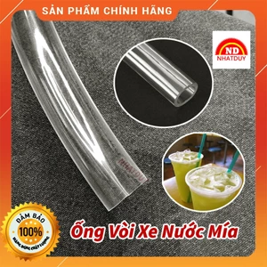 Ống Vòi - Ống Nước Mía Nhựa Dẻo Trong