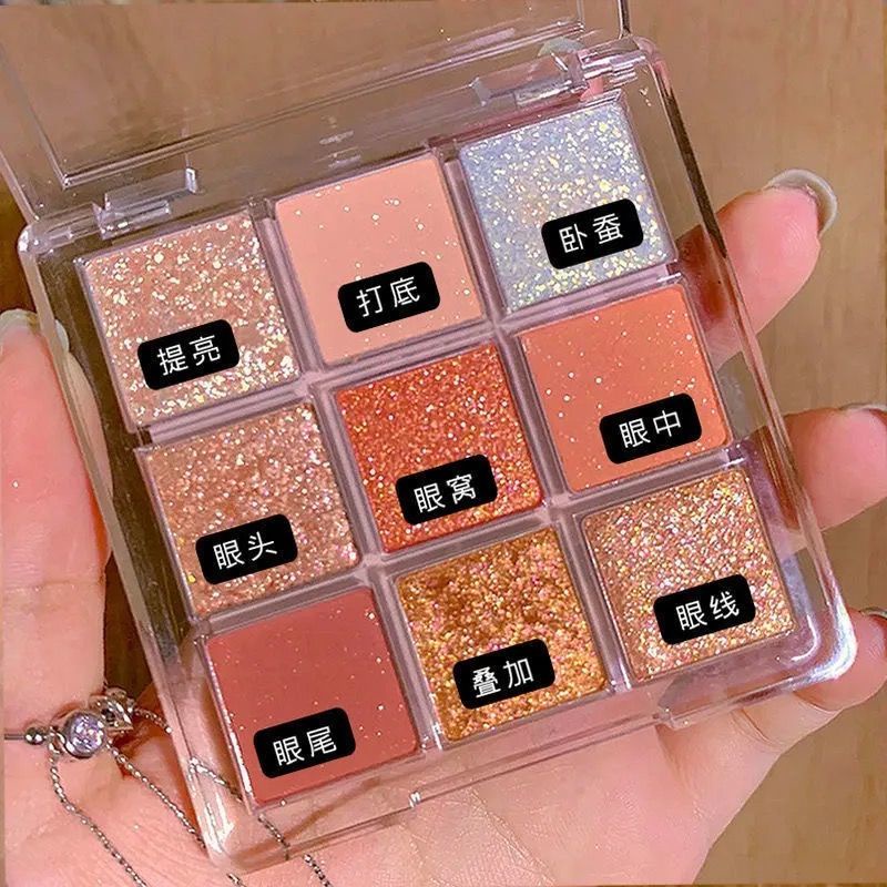 Ảnh Bảng phấn mắt LAMUSELAND LA33 9 màu sắc thời thượng 12g 2
