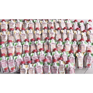 Hoa quả nghiền/váng sữa hoa quả Heinz mẫu mới dạng túi 120g cho bé