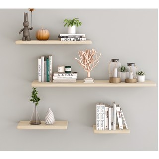 kệ treo tường kích thước 40x13 kệ gỗ thông tự nhiên nhập khẩu