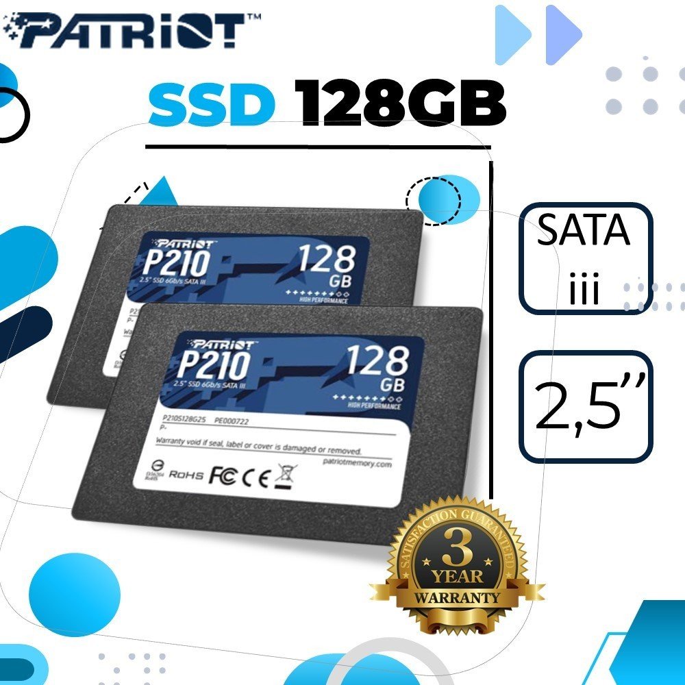 SSD 128GB Patriot P210 128GB 2.5 inch SATA iii P210S128G25, Bảo hành 3 ...