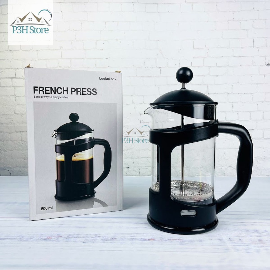 Bình pha cà phê Pháp Lock&Lock French Press bình pha trà dung tích