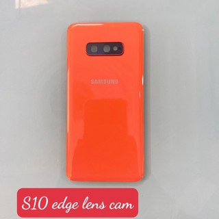 Lưng vỏ samsung s10e - nắp lưng edge - nắp pin sam sung g970 - lưng pin - lưng kính có viền kính camera ngoài. viền lens