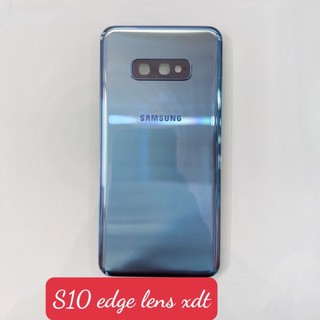 Lưng vỏ samsung s10e - nắp lưng edge - nắp pin sam sung g970 - lưng pin - lưng kính có viền kính camera ngoài. viền lens
