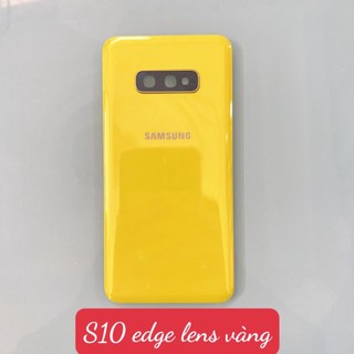 Lưng vỏ samsung s10e - nắp lưng edge - nắp pin sam sung g970 - lưng pin - lưng kính có viền kính camera ngoài. viền lens
