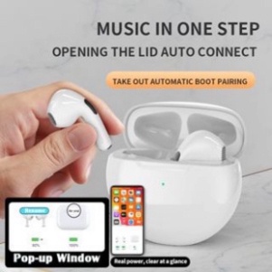 Tai nghe bluetooth Prơ 6 phiên bản cao cấp mới nhất,tai nghe không dây cảm biến định vị đổi tên HOT New