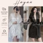 HT245 Áo choàng ngủ lụa sexy tay loe sang chảnh, áo choàng phối ren quyến rũ HT245