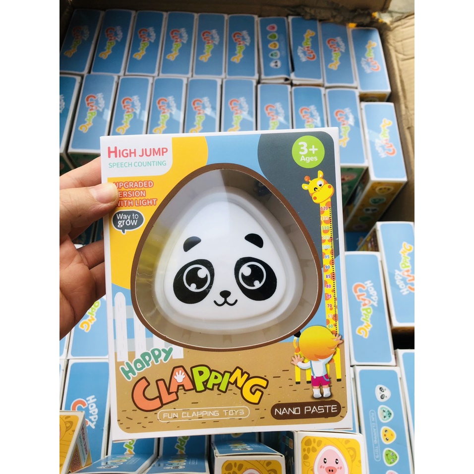 [TẶNG PIN +DECAL] Bộ chạm nhảy tăng chiều cao ĐẾM TIẾNG VIỆT, bộ đồ chơi máy chuông bấm đập nhảy thử thách cho bé